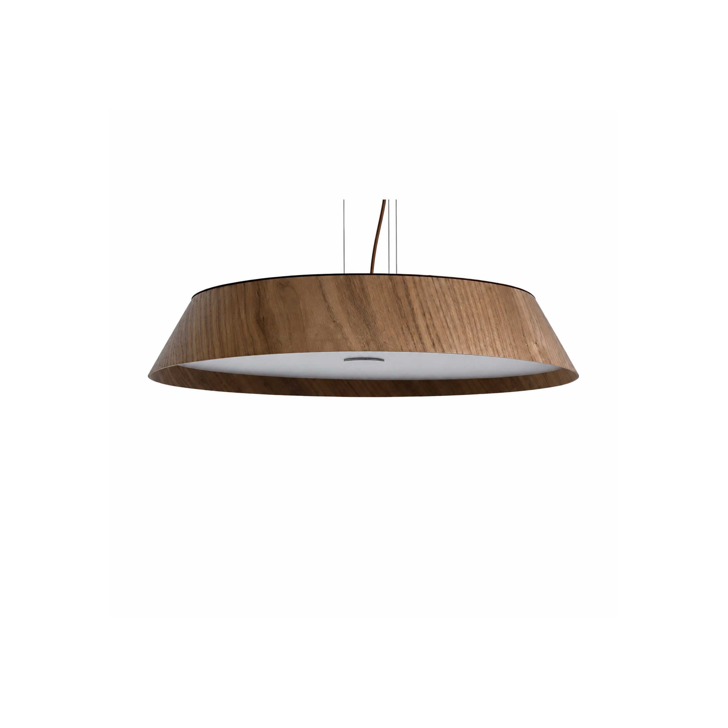 VK Light Woody LED okrogla lesena viseča svetilka