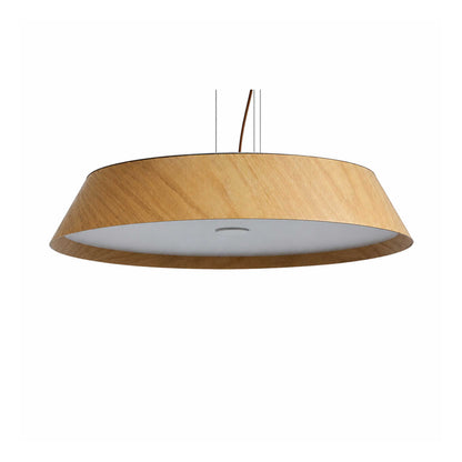 VK Light Woody LED okrogla lesena viseča svetilka