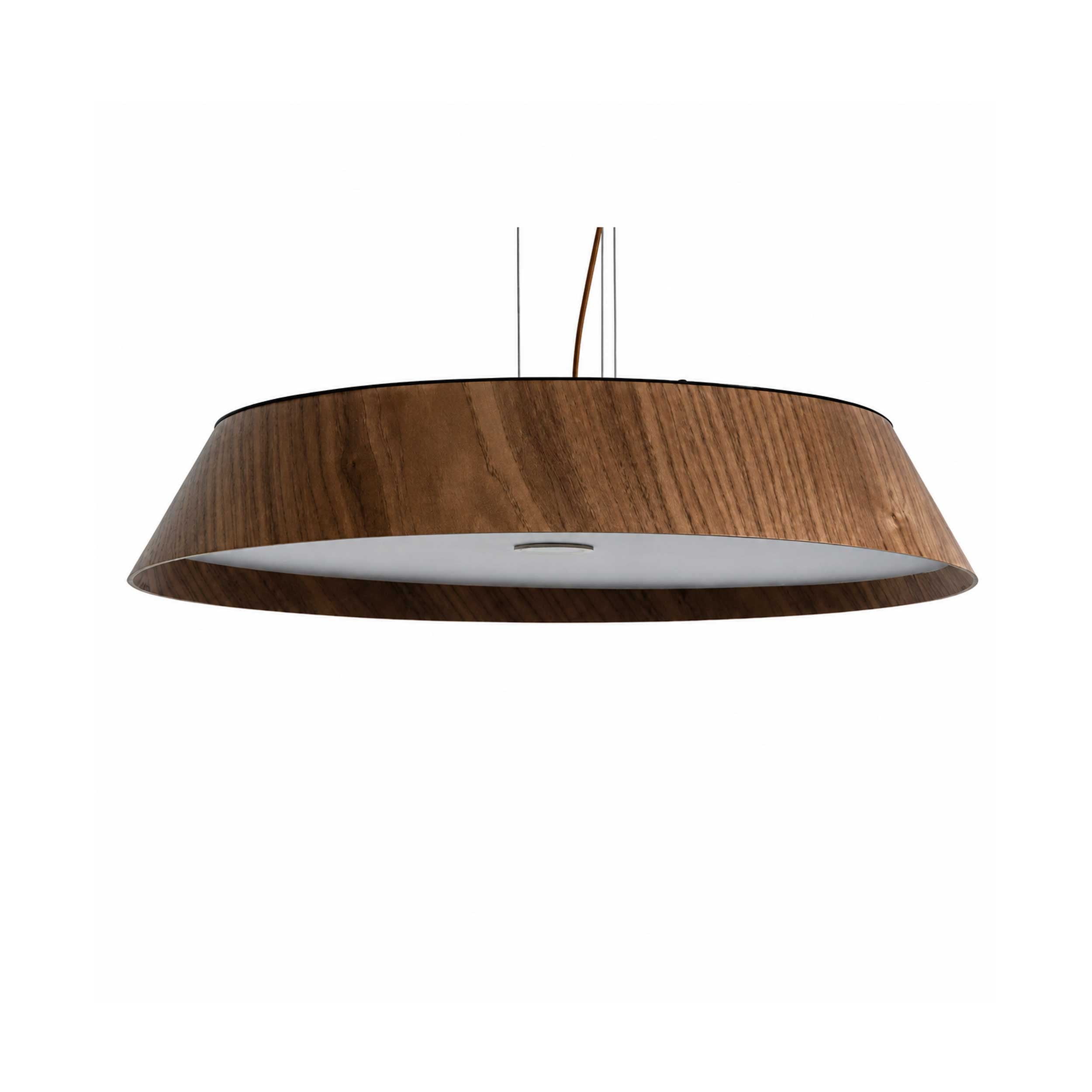 VK Light Woody LED okrogla lesena viseča svetilka
