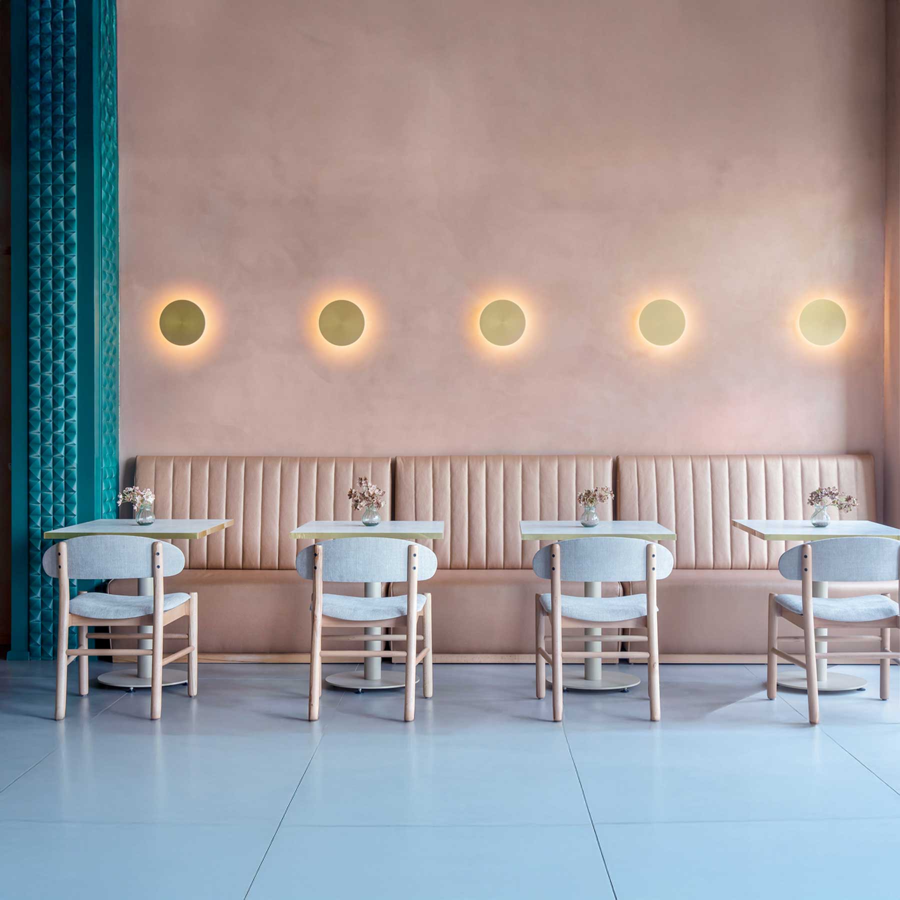 Wever and Ducré MILES LED nástěnné kruhové svítidlo