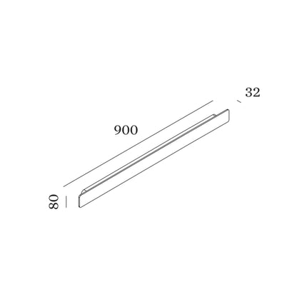 Wever and Ducré MILES nástěnné podélné svítidlo