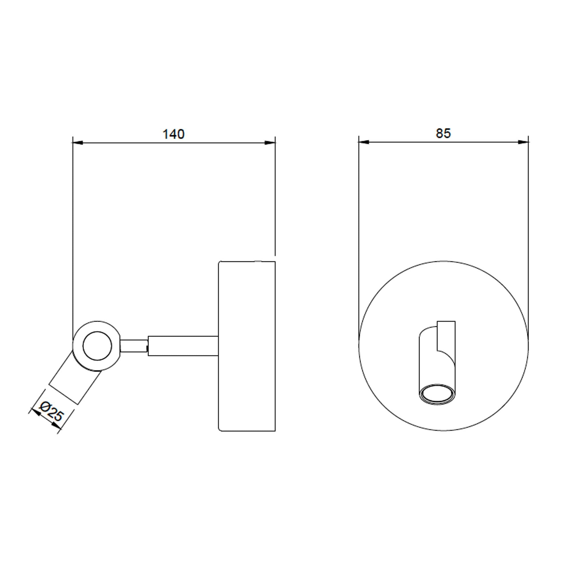 Zava Nino LED nástěnné svítidlo