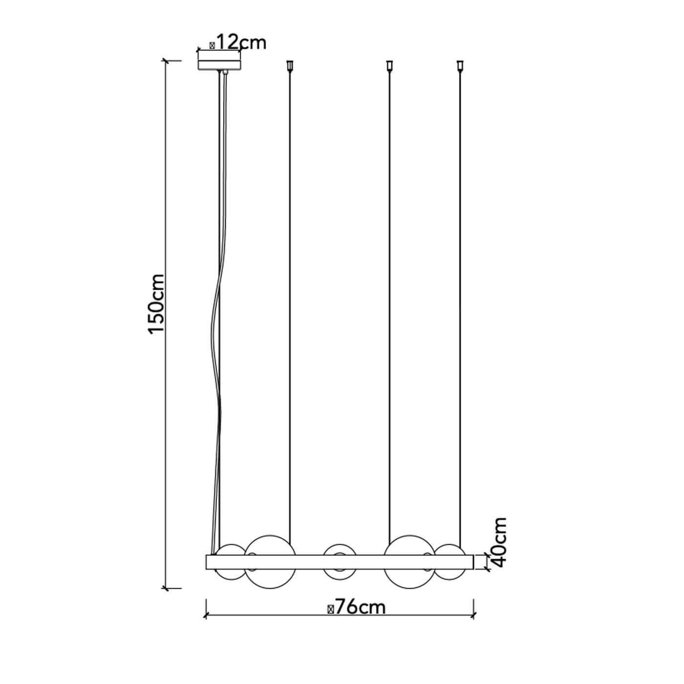 Faneurope Sonetto G9 kruhové závěsné svítidlo