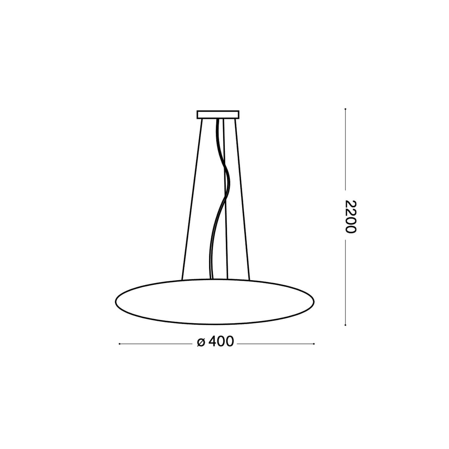 Ideal lux Glory E27 závěsné svítidlo