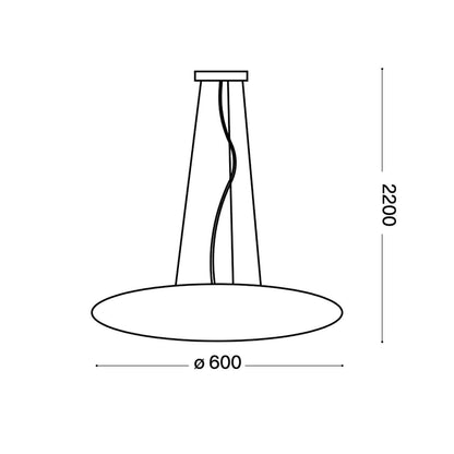 Ideal lux Glory E27 závěsné svítidlo
