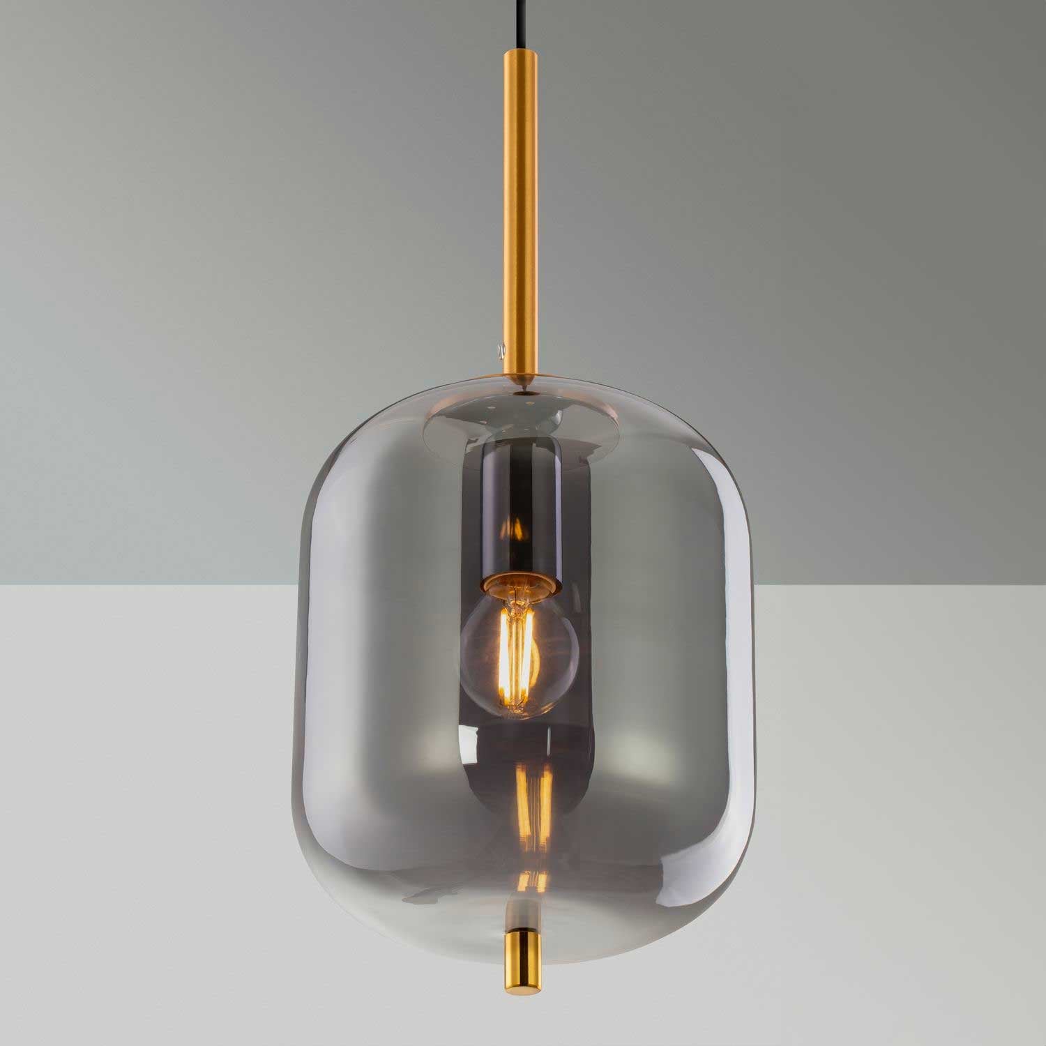 Nova Luce Lato E14 skleněné závěsné svítidlo