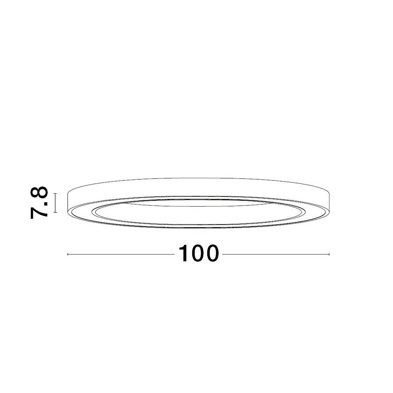 Nova Luce Sting LED kruhové stropní svítidlo stmívatelné