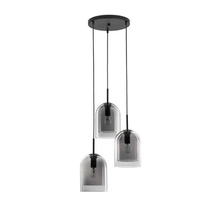 Nova Luce Velor trio E27 skleněné závěsné svítidlo