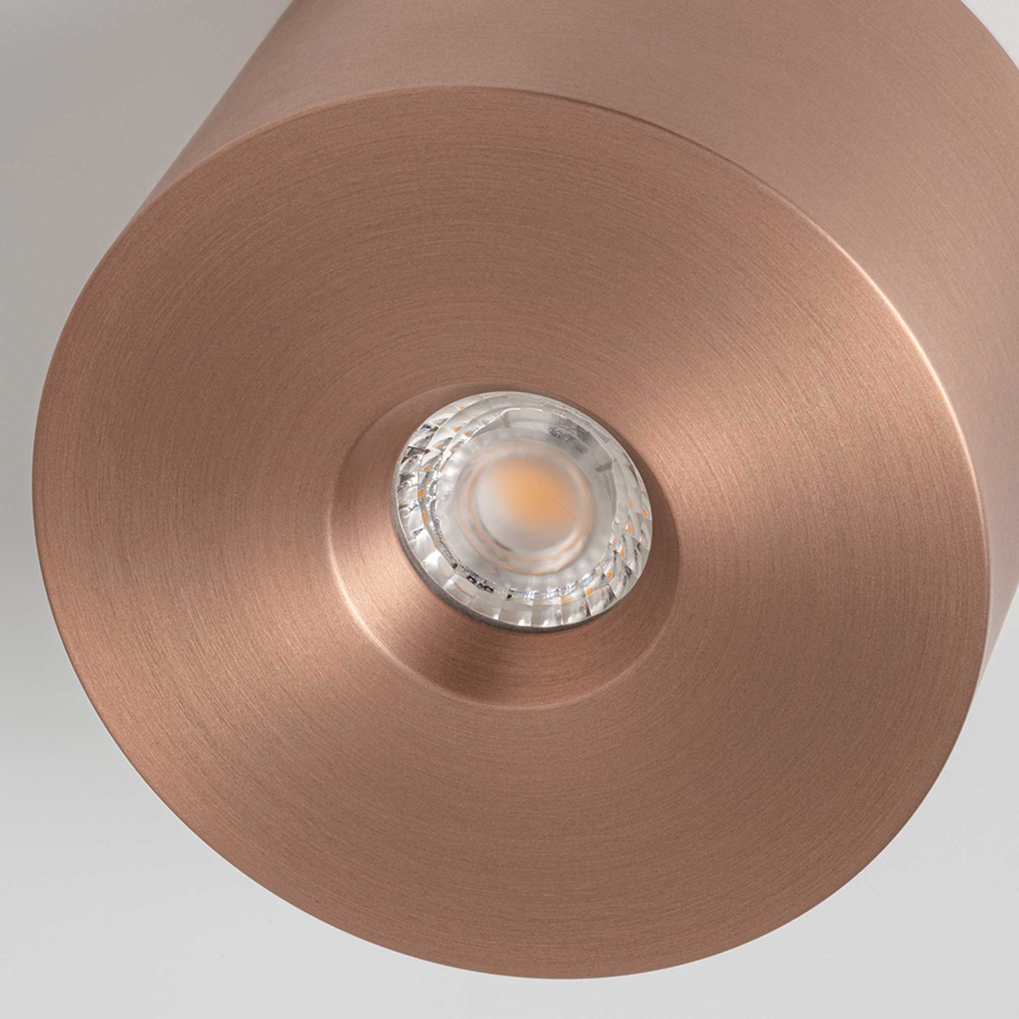 Pebble LED přisazené kovové svítidlo Ra>90 antiglare