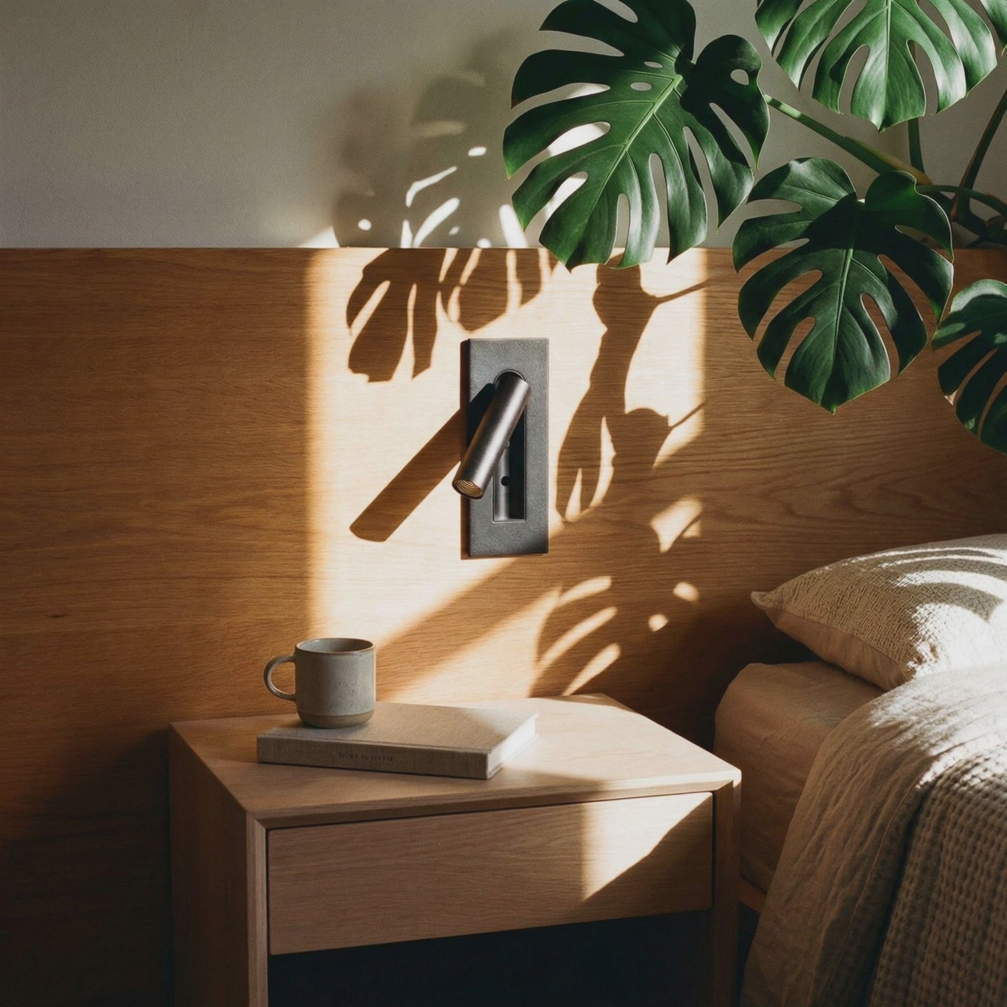 Bralna točka L LED svetilka za vgradnjo v pohištvo