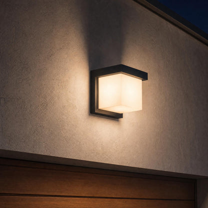 VK Light Neon LED stenska svetilka IP65, kvadratna