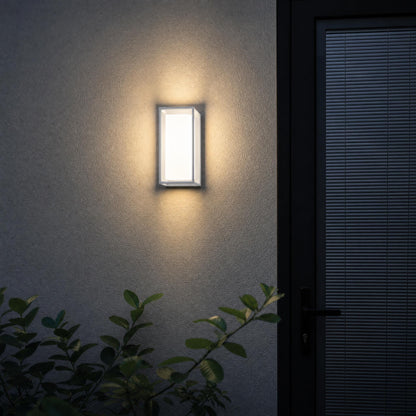 VK Light Neon LED stenska svetilka IP65, pravokotna