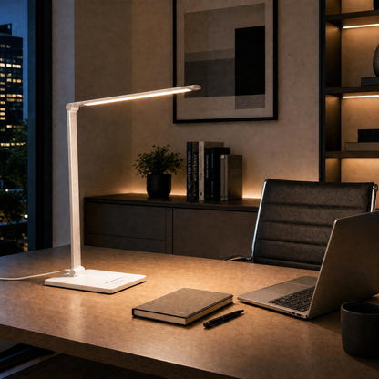 VK Light Nia Square LED namizna svetilka z možnostjo zatemnitve 3CCT