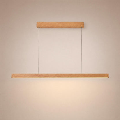 VK Light Orra LED viseča linijska lesena svetilka