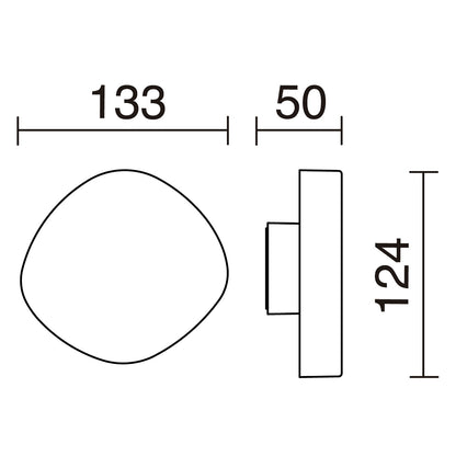 Dopo Cloud LED přisazené svítidlo antracitové