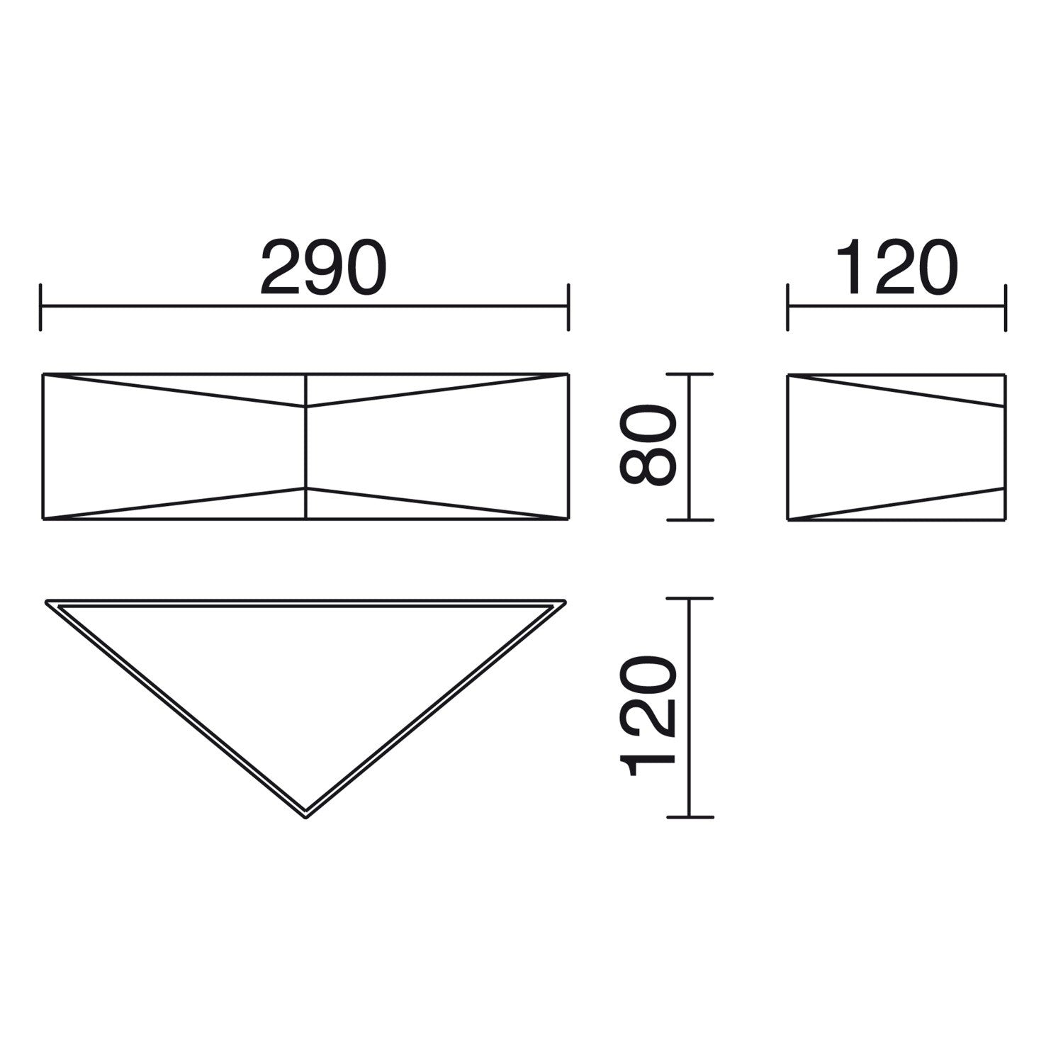 Cristher Geometric E27 antracitové