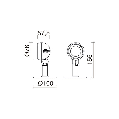 Cristher Gibson Surf LED bodové svítidlo