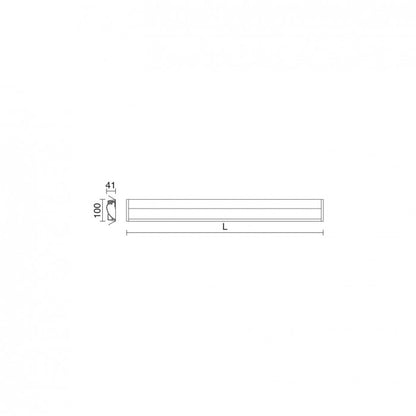 Indeluz Iota LED zápustné svítidlo šedé