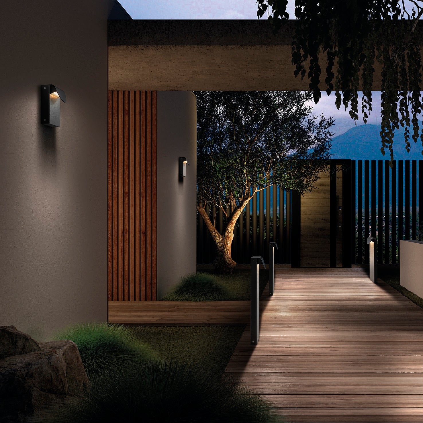 Cristher Dion wall satin LED přisazené svítidlo