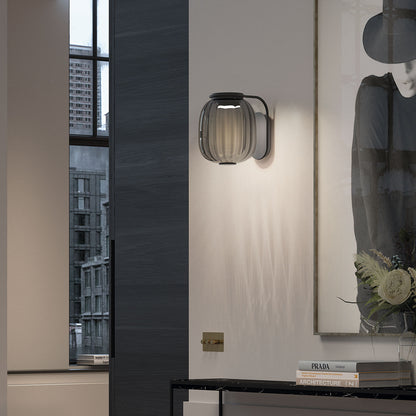 Exo KRISTA LED nástěnné svítidlo šedé