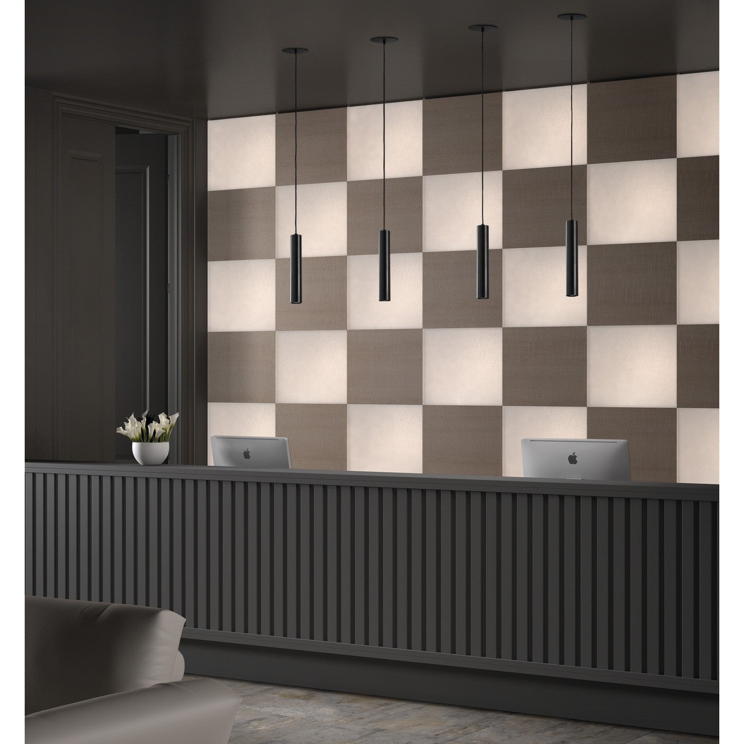 Exo Tania C zápustné GU10 závěsné svítidlo černé