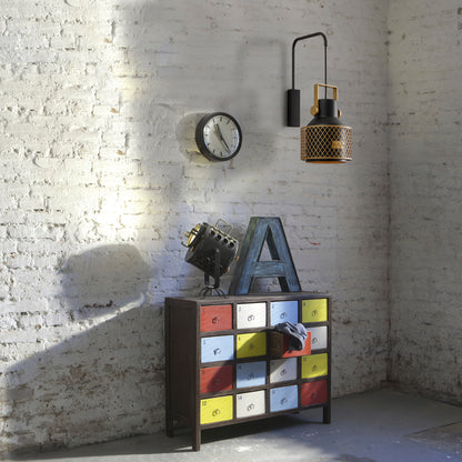 Exo Tosca E27 nástěnné svítidlo modré