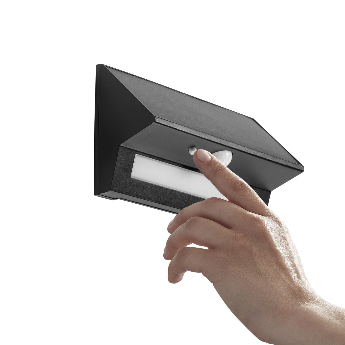 Dopo Tona asymetrické LED přisazené svítidlo solar se senzorem