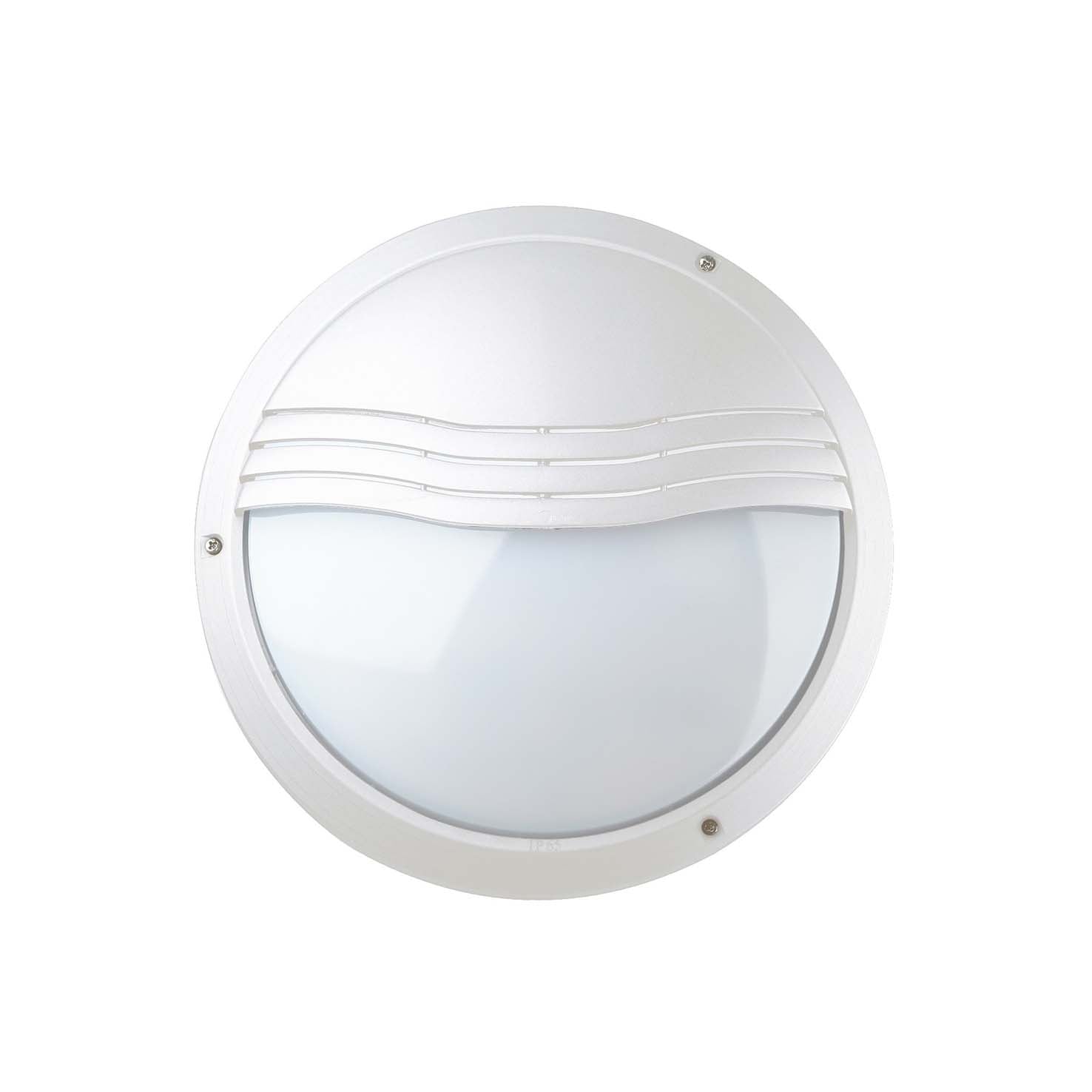 Cristher Plaff round hood E27 přisazené svítidlo bílé