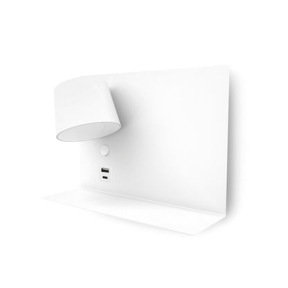 Exo Serene USB LED nástěnné svítidlo bílé