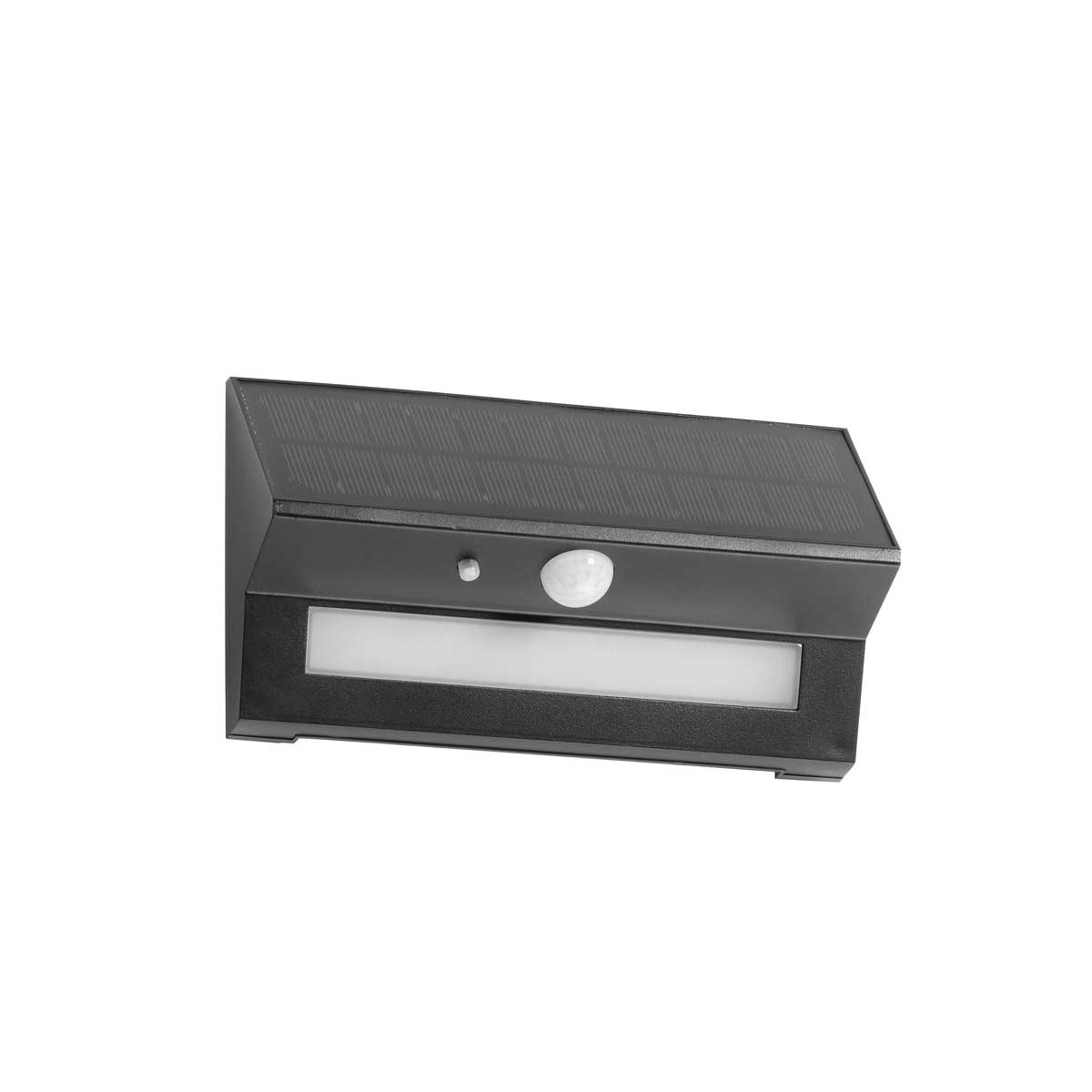 Dopo Tona asymetrické LED přisazené svítidlo solar se senzorem