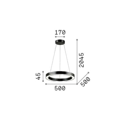 Ideal lux Oracle LED kruhové svítidlo bílé